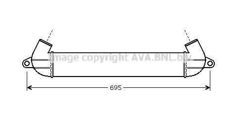 AVA QUALITY COOLING Интеркулер FT4271